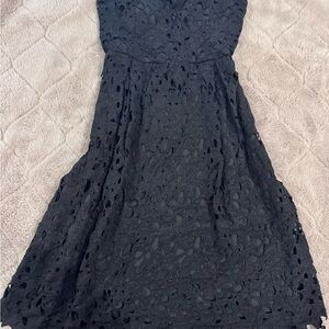 Elegant Black Lace Dress